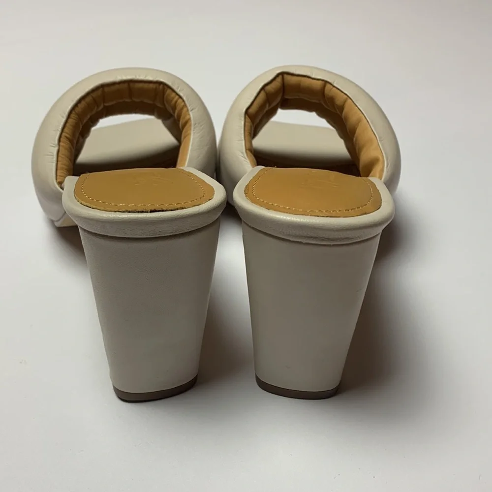 Nude Slip on Heels Sandals Signature by Journee Collection Size 11